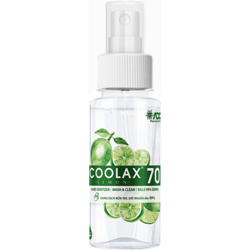 Dung dịch rửa tay sát khuẩn Coolax 70 Lemon